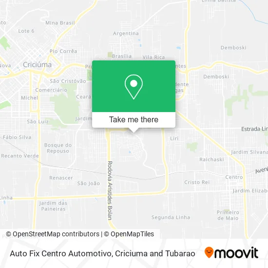 Auto Fix Centro Automotivo map