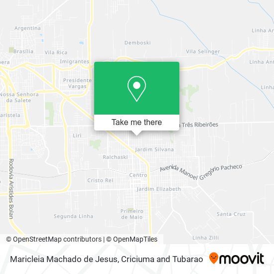 Maricleia Machado de Jesus map