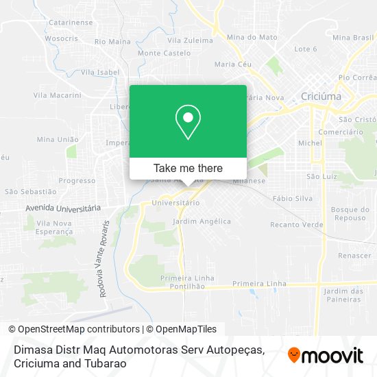 Mapa Dimasa Distr Maq Automotoras Serv Autopeças