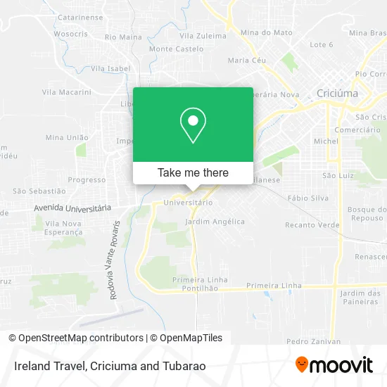 Ireland Travel map