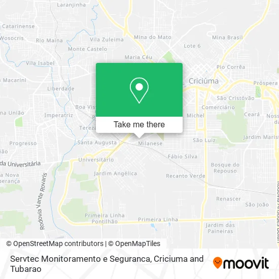 Servtec Monitoramento e Seguranca map