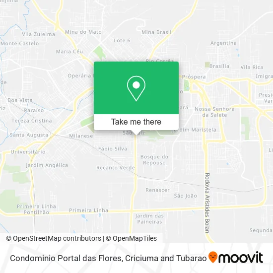 Condominio Portal das Flores map