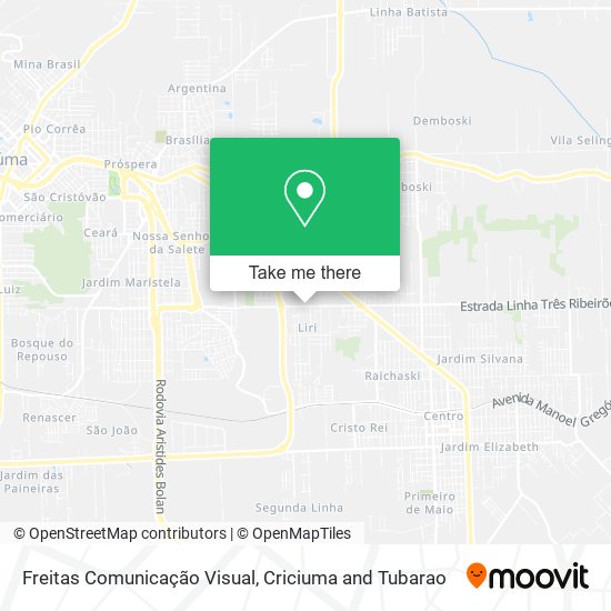 Freitas Comunicação Visual map