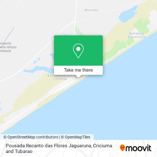 Pousada Recanto das Flores Jaguaruna map