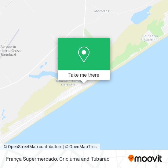 França Supermercado map