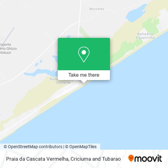 Praia da Cascata Vermelha map