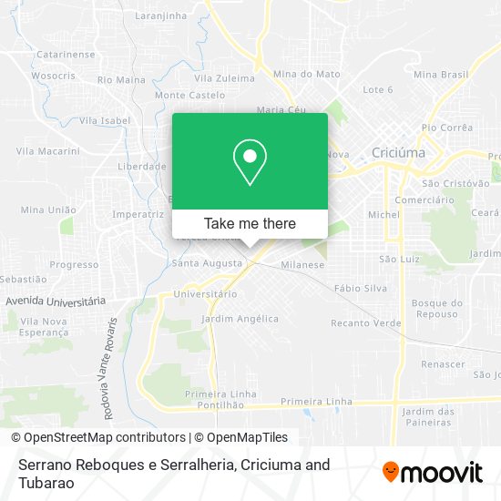 Serrano Reboques e Serralheria map