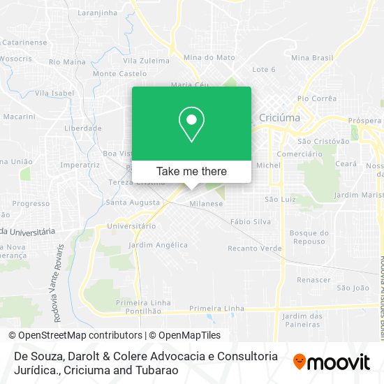 De Souza, Darolt & Colere Advocacia e Consultoria Jurídica. map