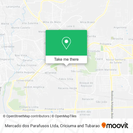 Mercado dos Parafusos Ltda map