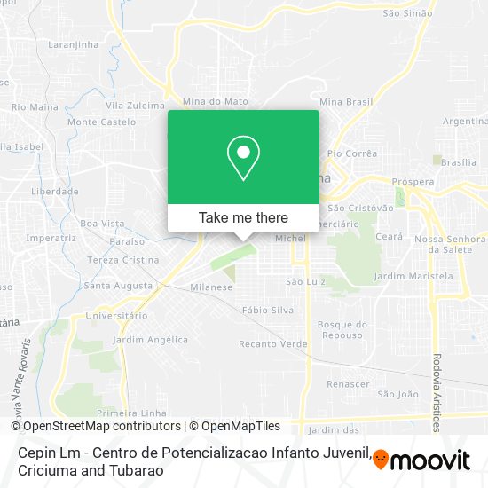 Cepin Lm - Centro de Potencializacao Infanto Juvenil map
