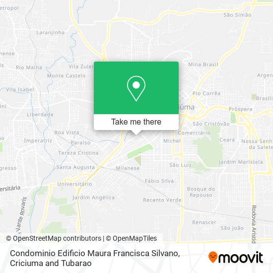 Mapa Condominio Edificio Maura Francisca Silvano