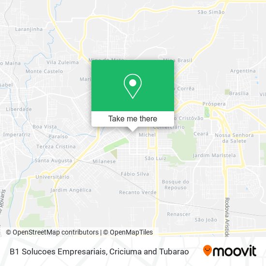 B1 Solucoes Empresariais map