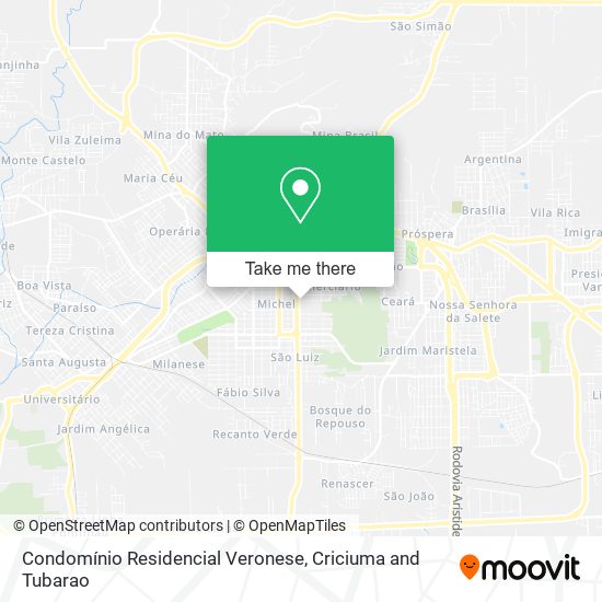 Condomínio Residencial Veronese map