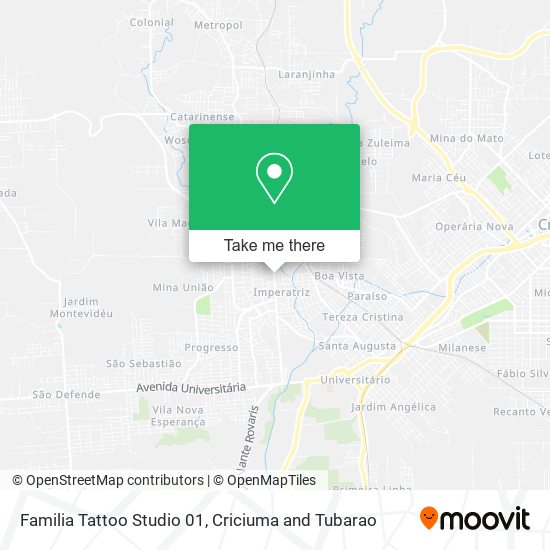 Familia Tattoo Studio 01 map