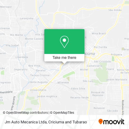 Jm Auto Mecanica Ltda map
