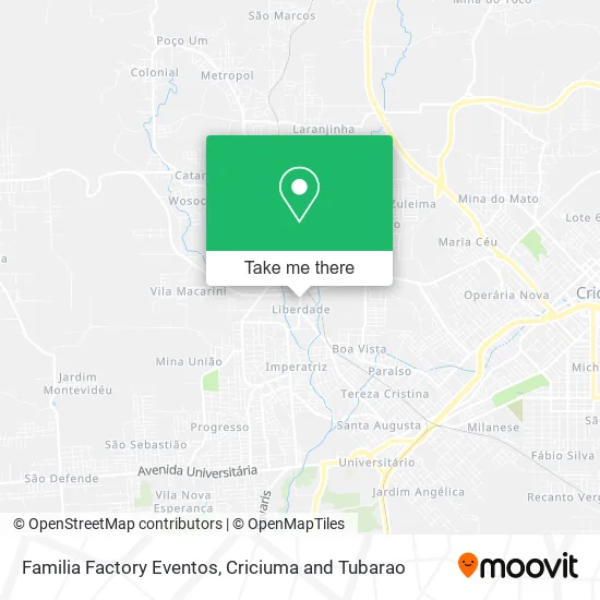 Familia Factory Eventos map