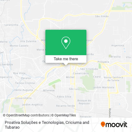 Proativa Soluções e Tecnologias map