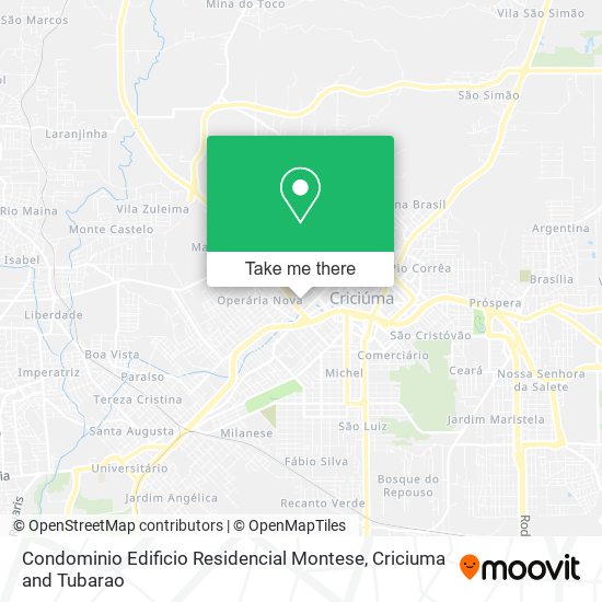 Condominio Edificio Residencial Montese map