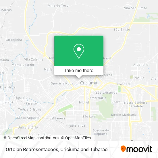 Ortolan Representacoes map