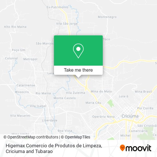 Higemax Comercio de Produtos de Limpeza map