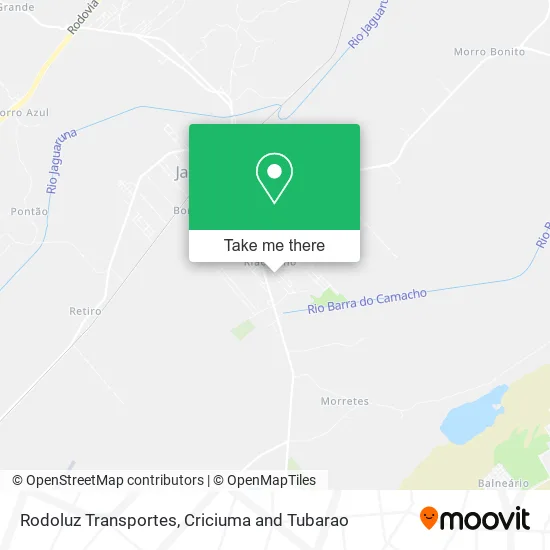 Rodoluz Transportes map