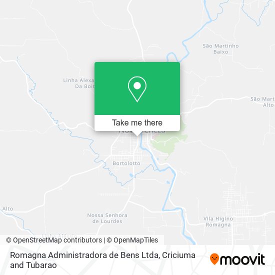 Romagna Administradora de Bens Ltda map