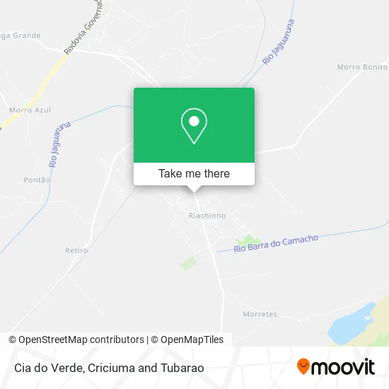 Cia do Verde map