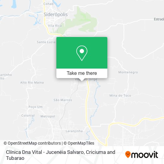 Clínica Dna Vital - Jucenéia Salvaro map