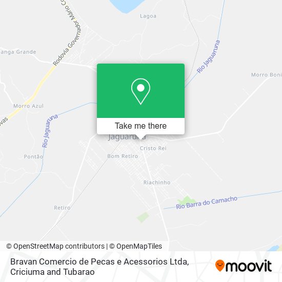 Bravan Comercio de Pecas e Acessorios Ltda map