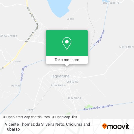 Vicente Thomaz da Silveira Neto map