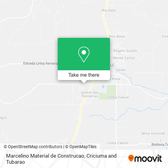 Marcelino Material de Construcao map