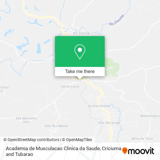 Academia de Musculacao Clinica da Saude map