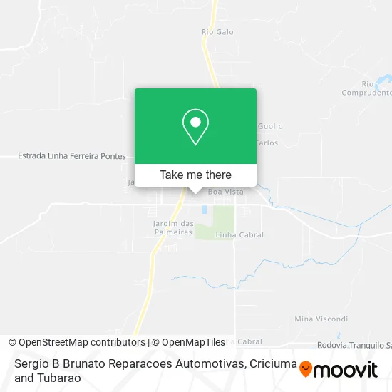 Sergio B Brunato Reparacoes Automotivas map