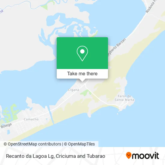 Recanto da Lagoa Lg map