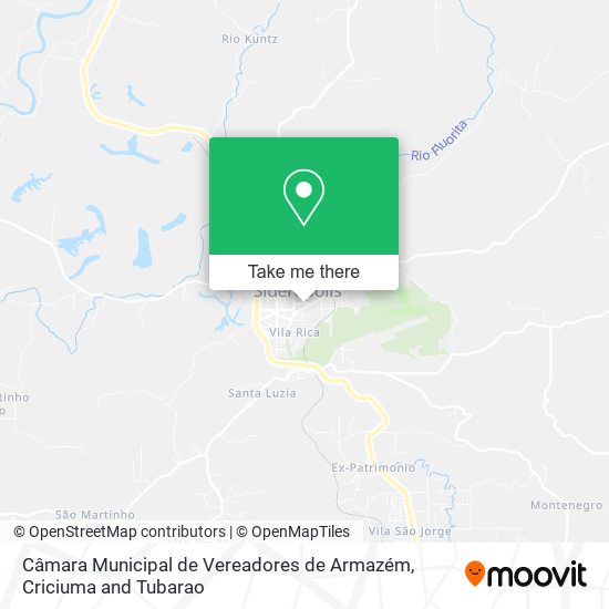 Câmara Municipal de Vereadores de Armazém map
