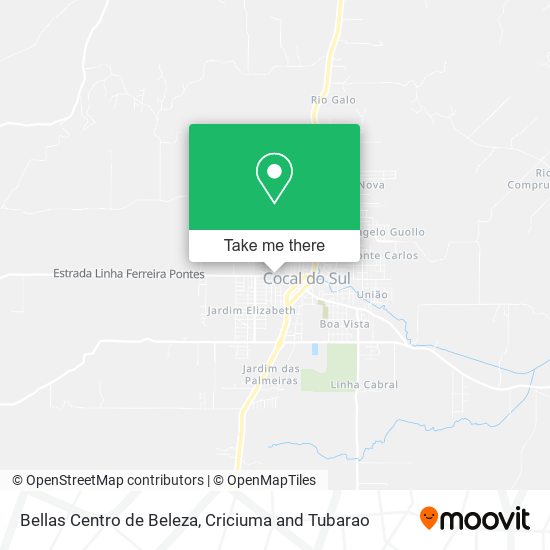 Bellas Centro de Beleza map