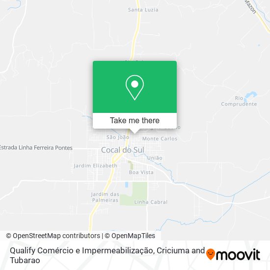Qualify Comércio e Impermeabilização map
