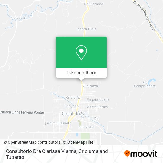 Consultório Dra Clarissa Vianna map