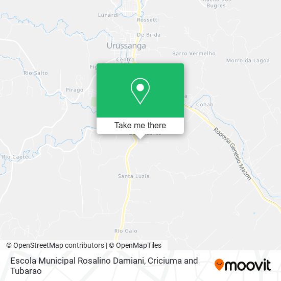 Escola Municipal Rosalino Damiani map