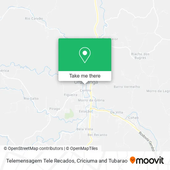 Telemensagem Tele Recados map