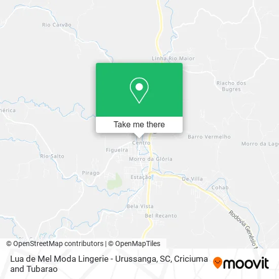 Lua de Mel Moda Lingerie - Urussanga, SC map