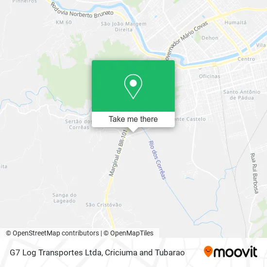 G7 Log Transportes Ltda map
