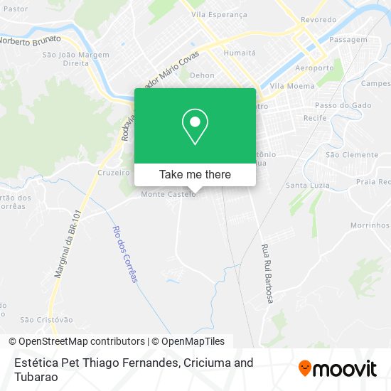 Estética Pet Thiago Fernandes map