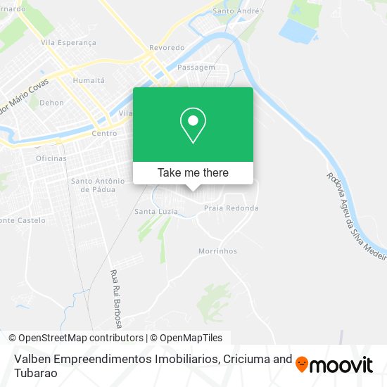 Mapa Valben Empreendimentos Imobiliarios