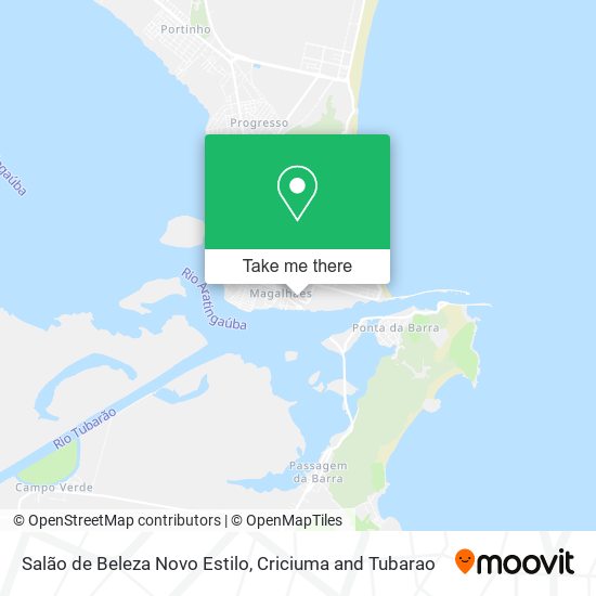 Salão de Beleza Novo Estilo map