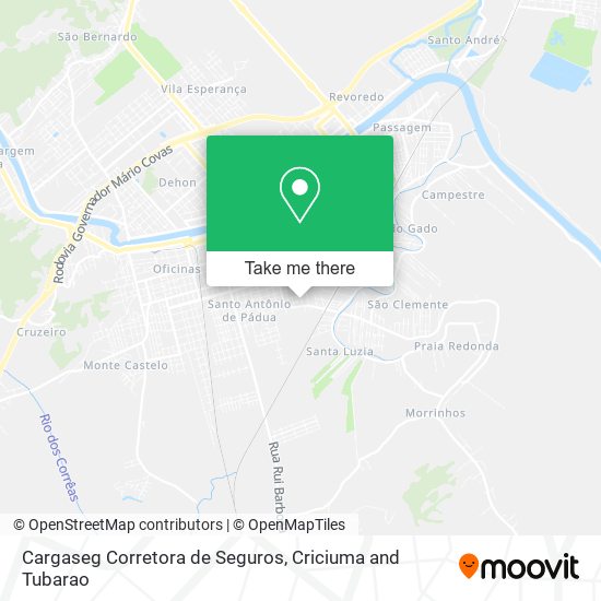 Cargaseg Corretora de Seguros map