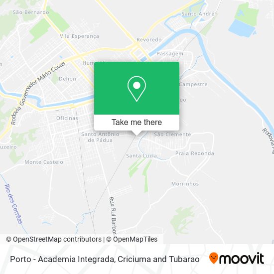 Porto - Academia Integrada map