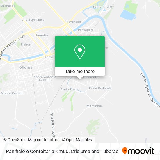 Panifício e Confeitaria Km60 map