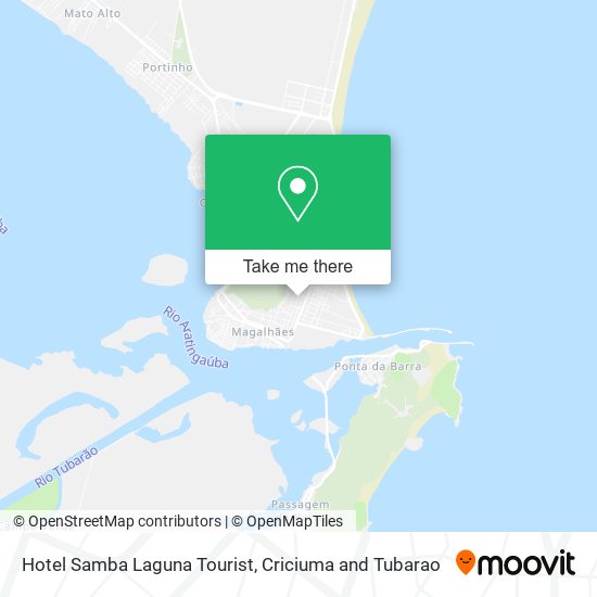 Hotel Samba Laguna Tourist map