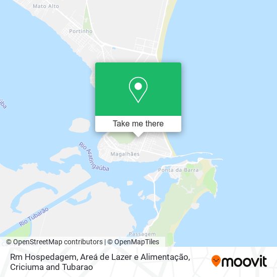Rm Hospedagem, Areá de Lazer e Alimentação map
